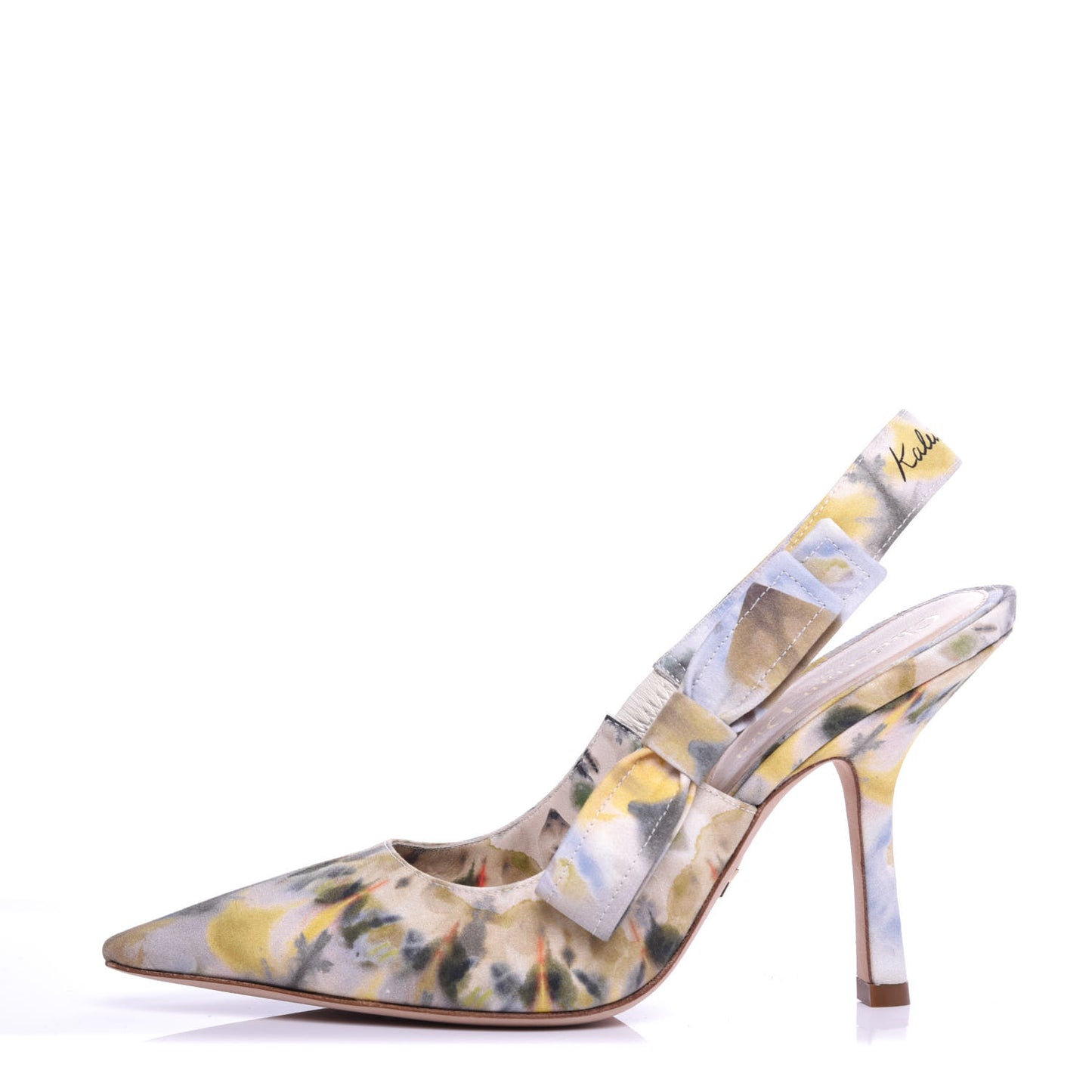 Canvas KaleiDiorscope Sweet-D Slingback Pumps 36.5 Dusty Jade