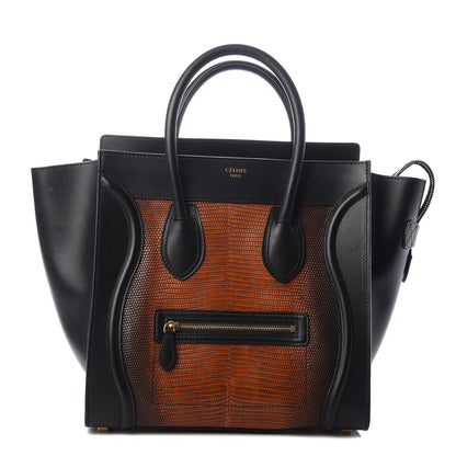 Celine Lizard Mini Luggage Cognac 1 of 9