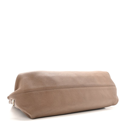 Salvatore Ferragamo Calfskin Fanisa Gancini Large Hobo Beige 4 of 15
