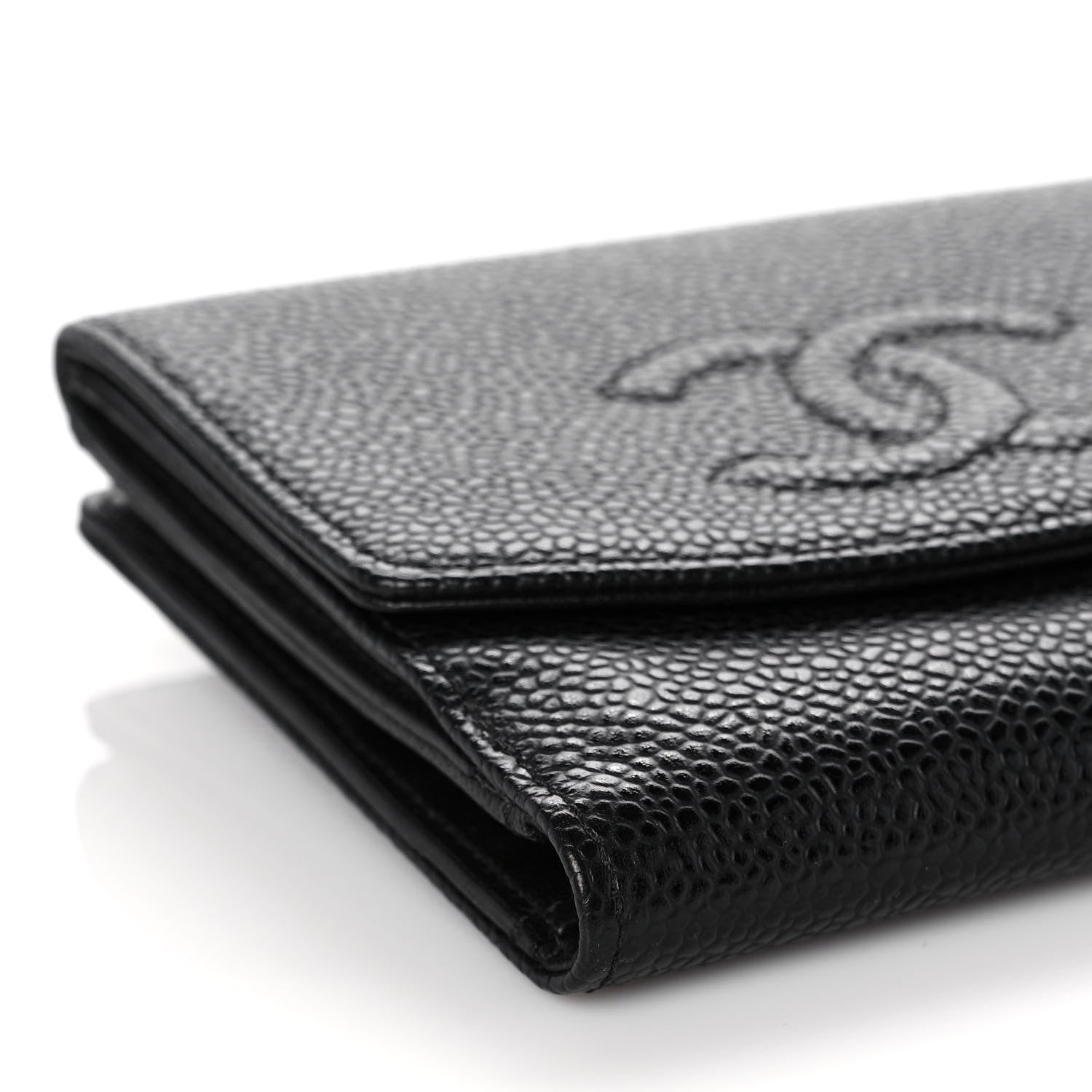 Chanel Caviar Timeless CC Flap Wallet Black 11 of 13
