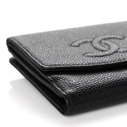 Chanel Caviar Timeless CC Flap Wallet Black 11 of 13