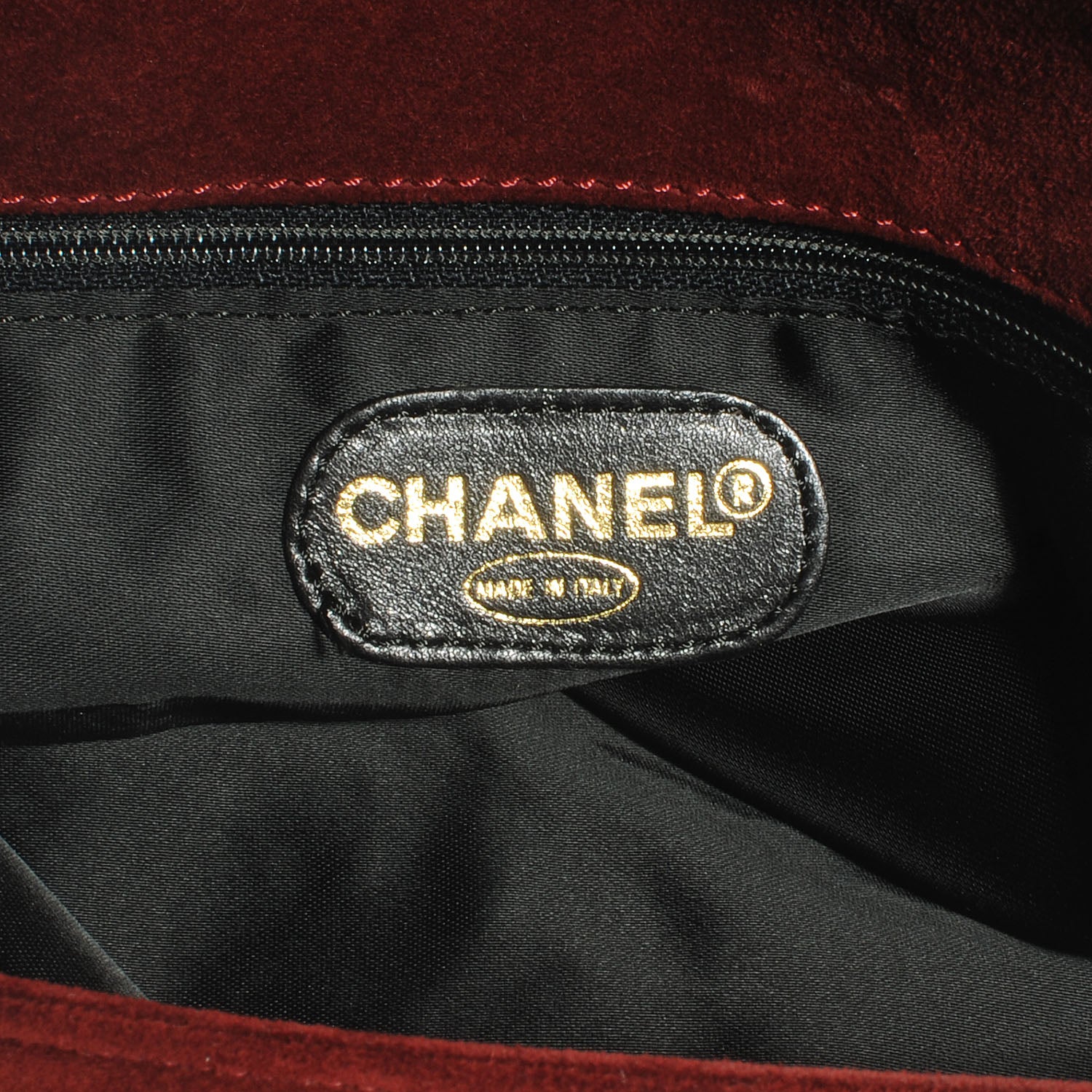 Chanel Suede Tassel CC Shoulder Bag Red 6 of 7