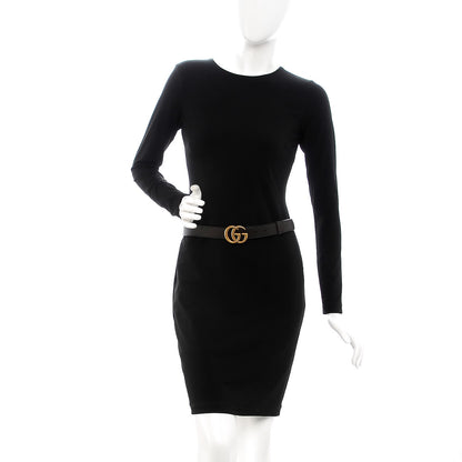 Gucci Calfskin Double G 30mm Belt 80 32 Dark Cocoa 2 of 7