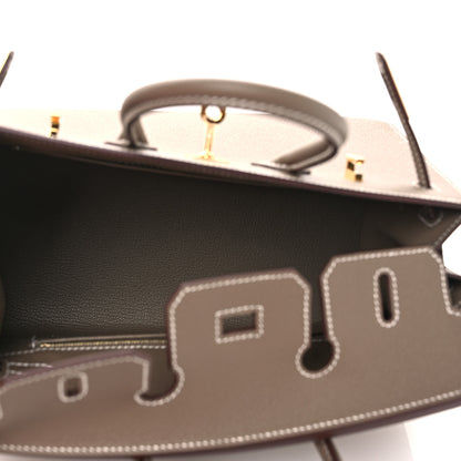 Hermes Epsom Birkin Sellier 25 Etoupe 5 of 14