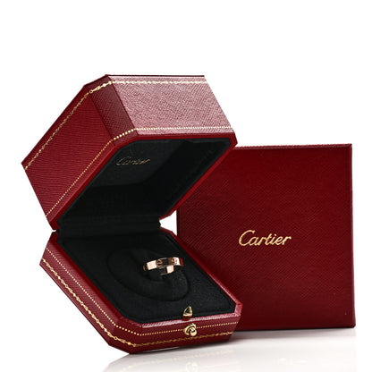 Cartier 18K Pink Gold 3.5mm LOVE Wedding Band Ring 53 6.5 5 of 5