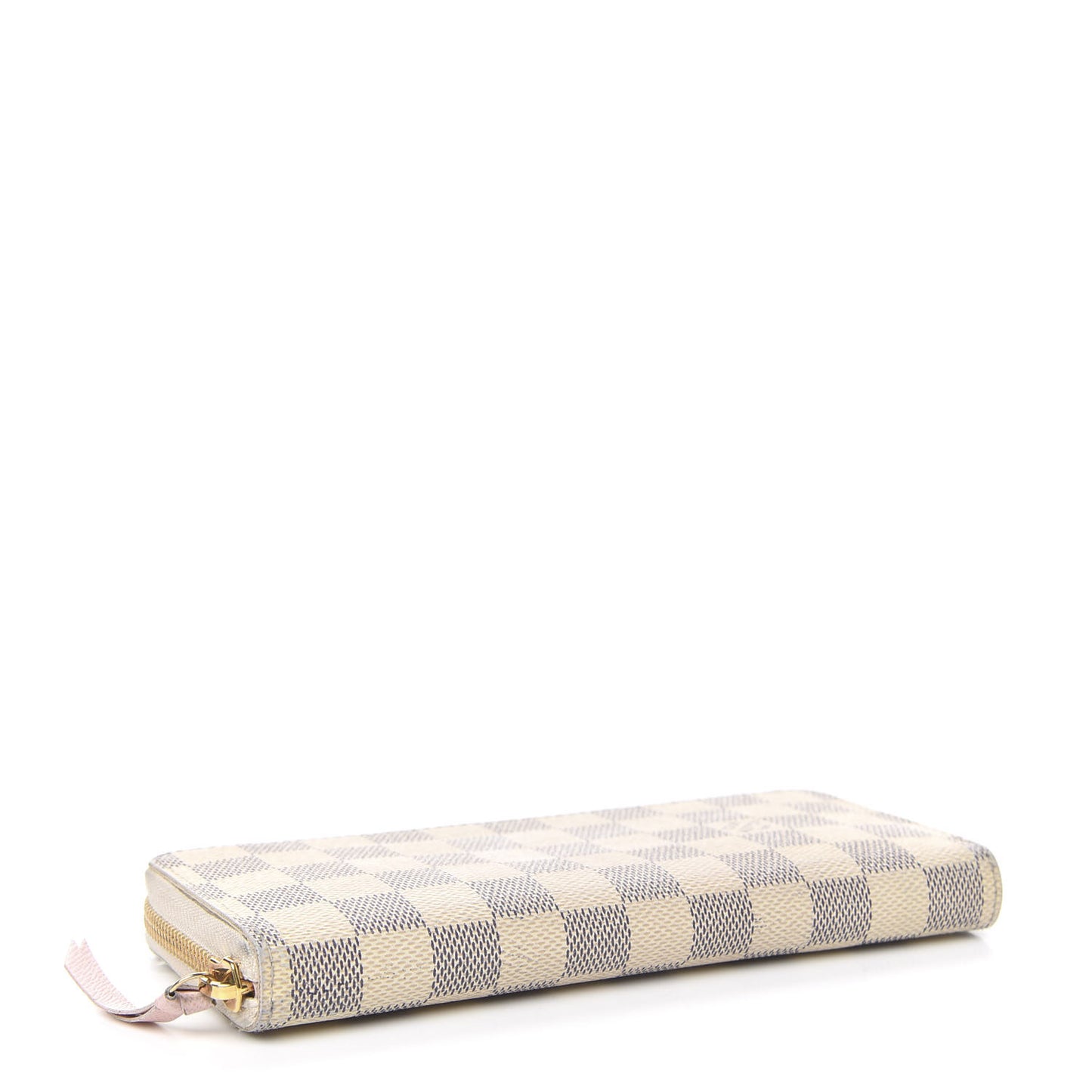 Damier Azur Clemence Wallet Rose Ballerine