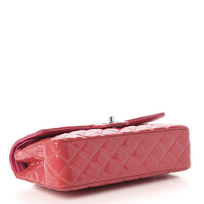 Chanel Patent Quilted Medium Double Flap Fuchsia 4 of 13
