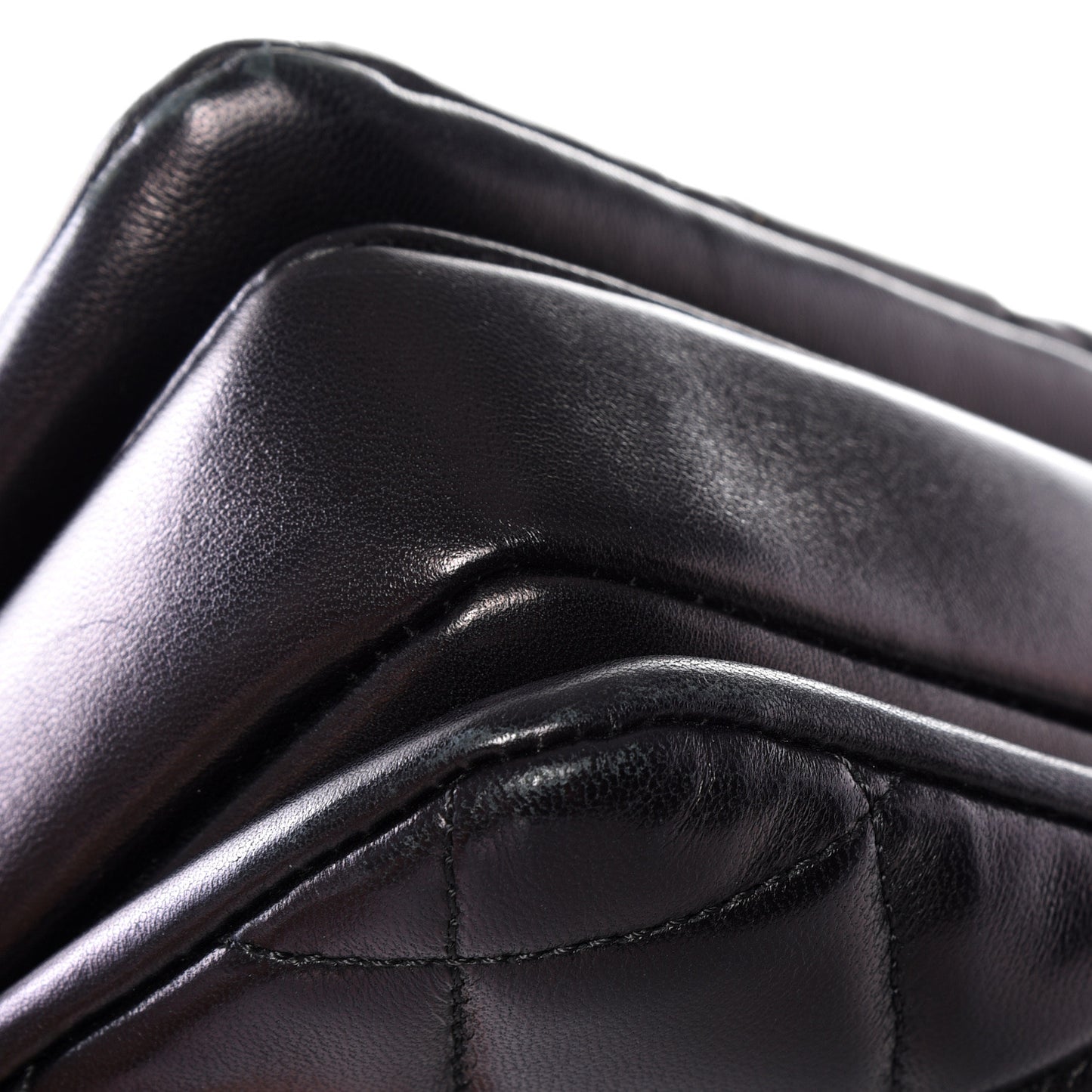 Lambskin Quilted Small Trendy CC Dual Handle Flap Bag Black