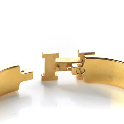 Hermes Enamel Narrow Clic Clac H Bracelet PM White 4 of 7