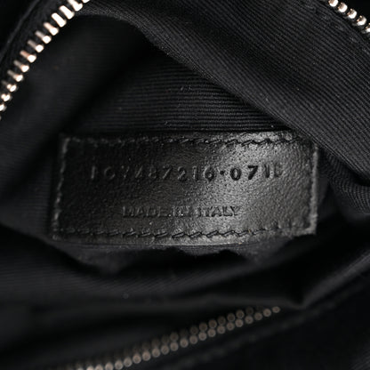 Saint Laurent Calfskin Y Quilted Monogram Medium Loulou Chain Satchel Black 7 of 10