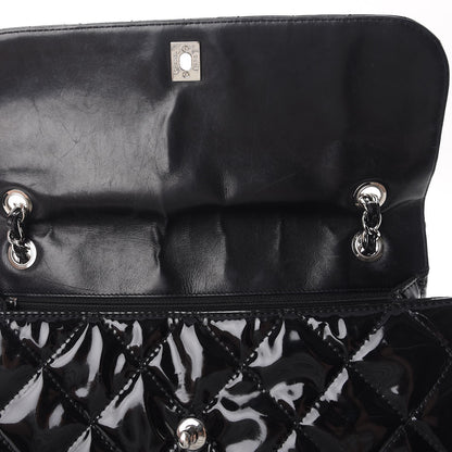 Chanel Vinyl Quilted In the Business Flap Bag Black 8 of 11