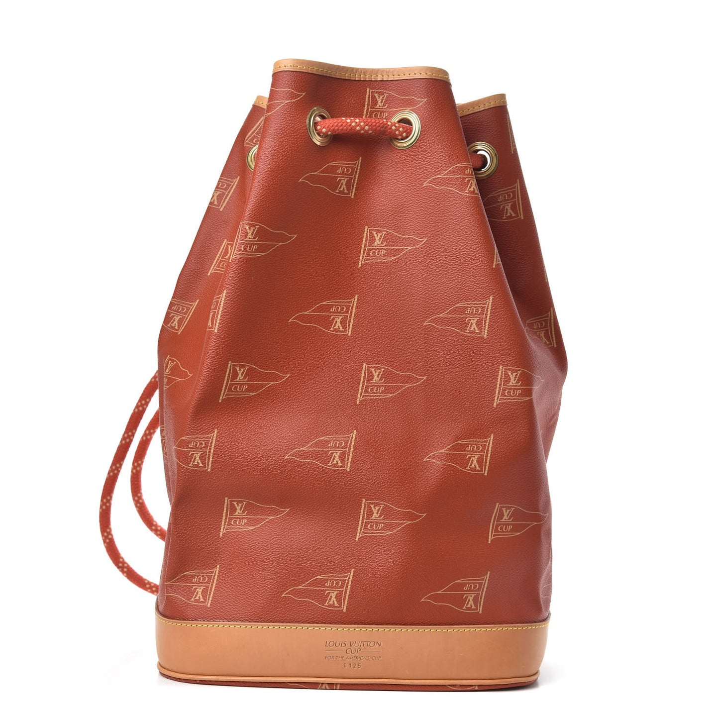Canvas Americas Cup 1995 Saint Tropez Drawstring Bag Red