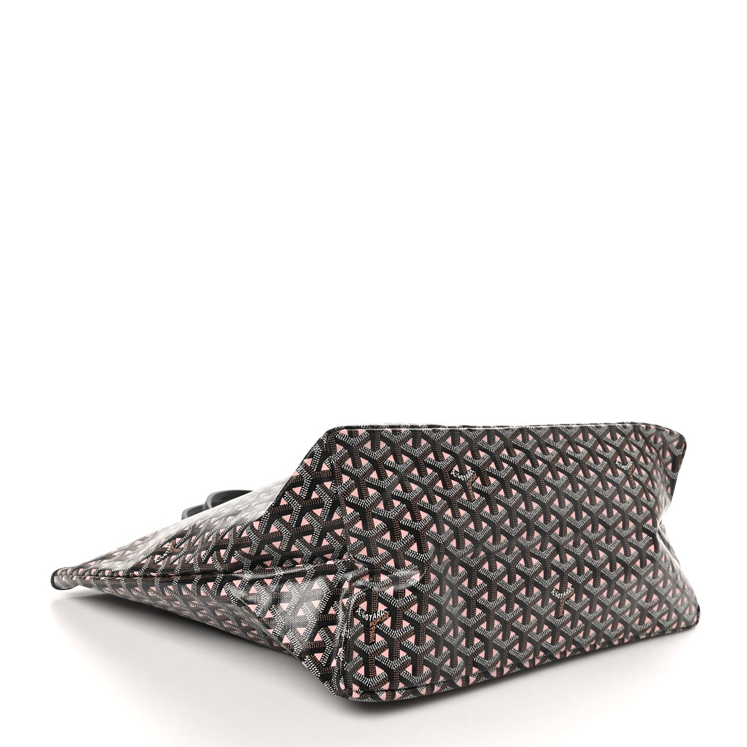 Goyard Goyardine Saint Louis Claire Voie GM Black Pink 5 of 11