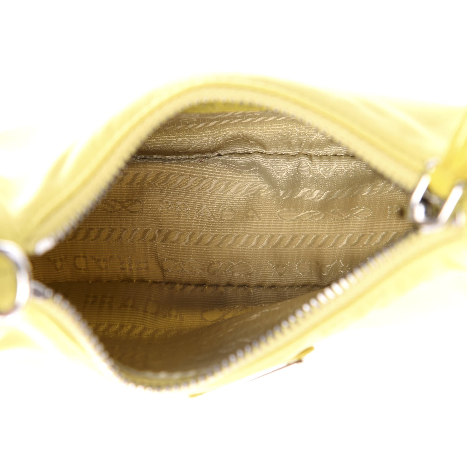 Prada Tessuto Nylon Saffiano Mini Re-Edition 2000 Shoulder Bag Ananas 4 of 8