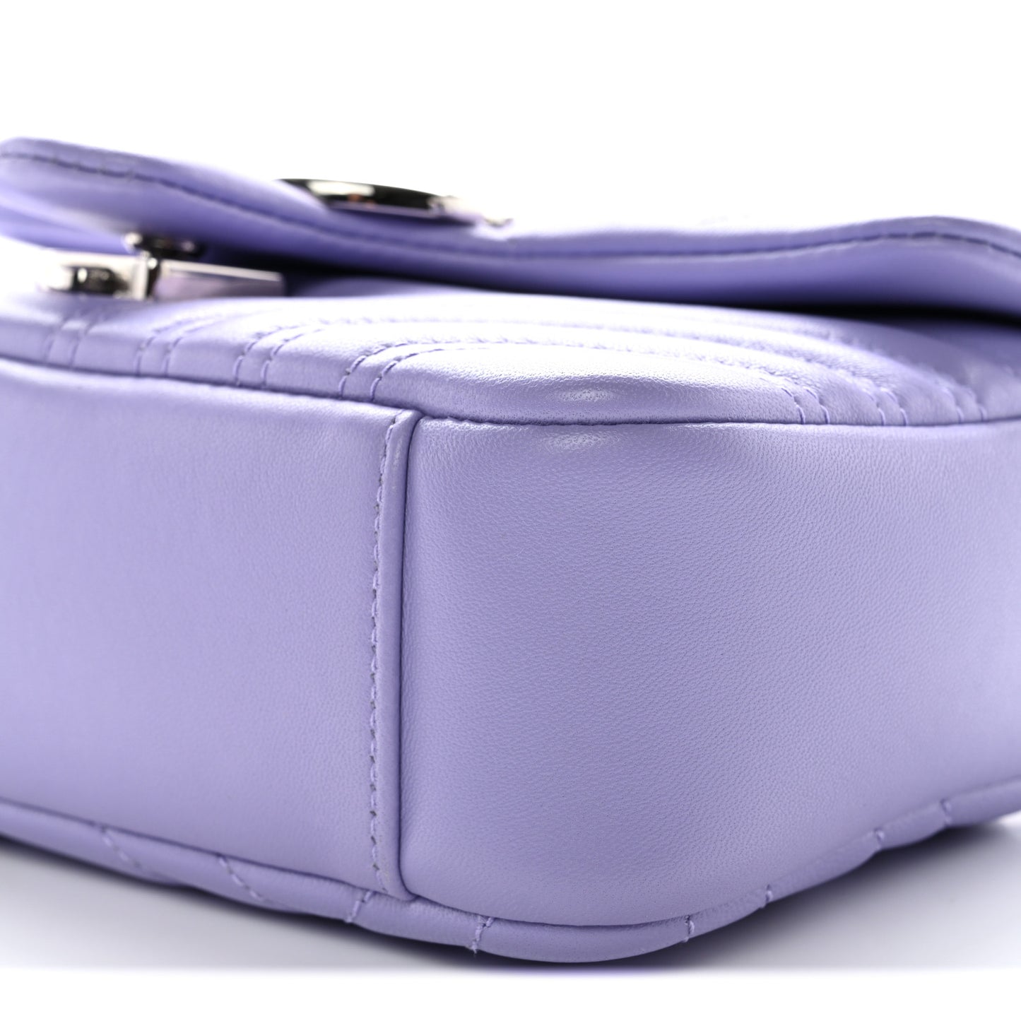 Lambskin Matelasse Small GG Marmont Shoulder Bag Lapis