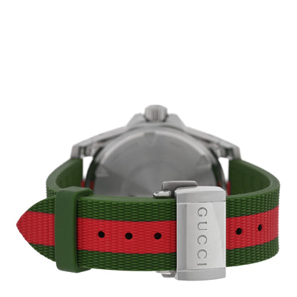 Gucci Stainless Steel Rubber 40mm Dive Automatic Watch Black 3 of 4