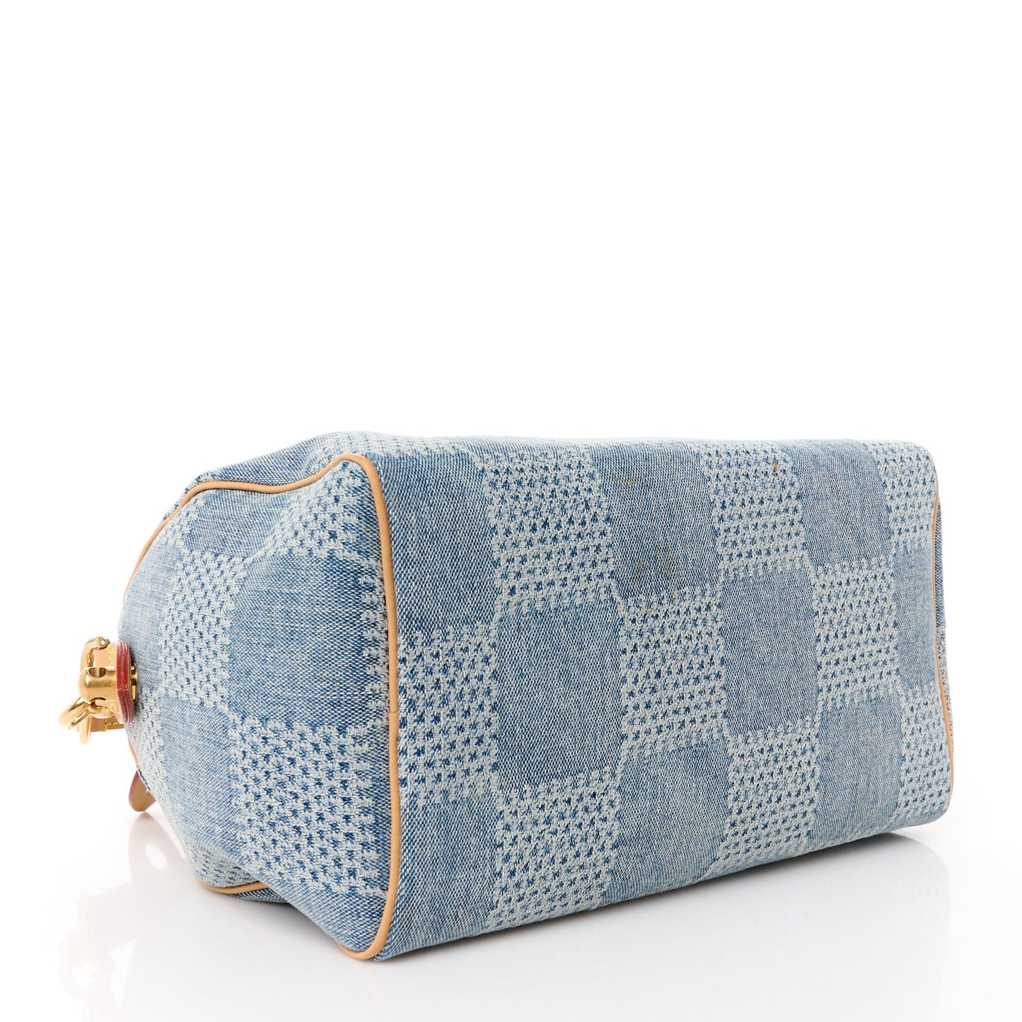 Damier Denim 3D Speedy Bandouliere 25 Bleu