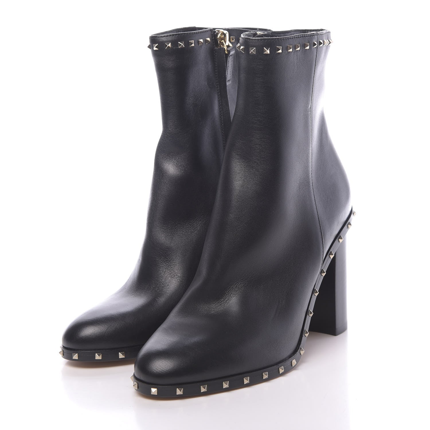 Valentino Garavani Nappa Soul Rockstud 90mm Ankle Boots 36.5 Black 3 of 9
