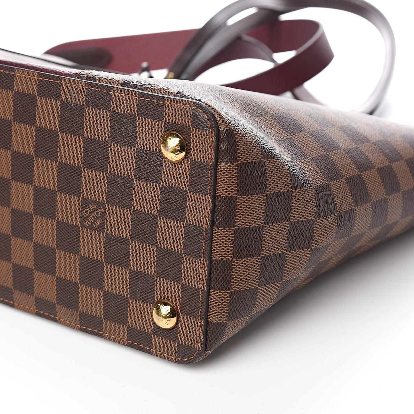 Damier Ebene Taurillon Jersey Bordeaux