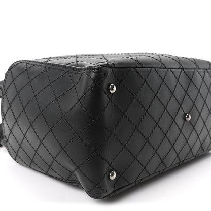 Chanel Calfskin CC Pocket Tote Black 9 of 10