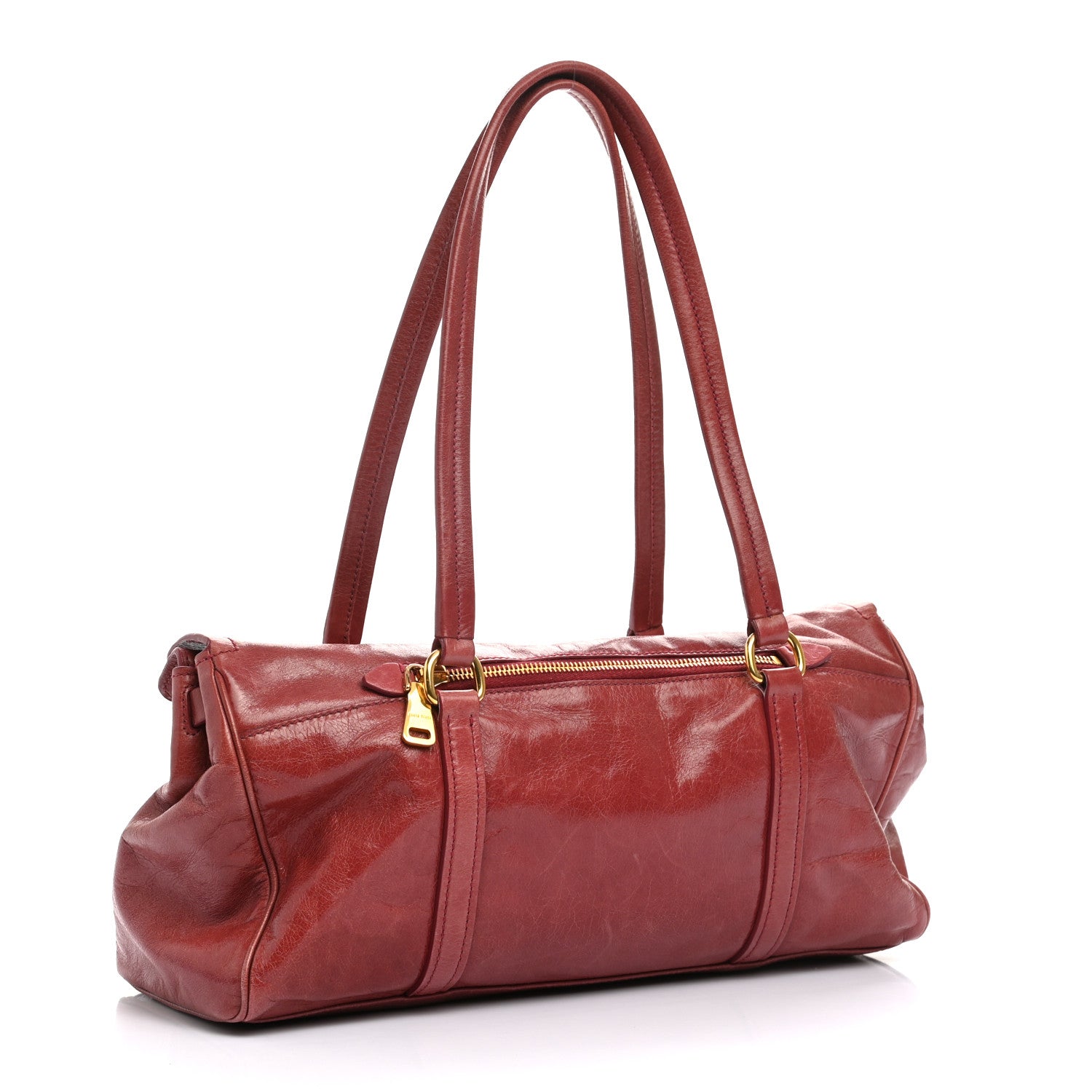 Miu Miu Vitello Shine Satchel 2 of 12
