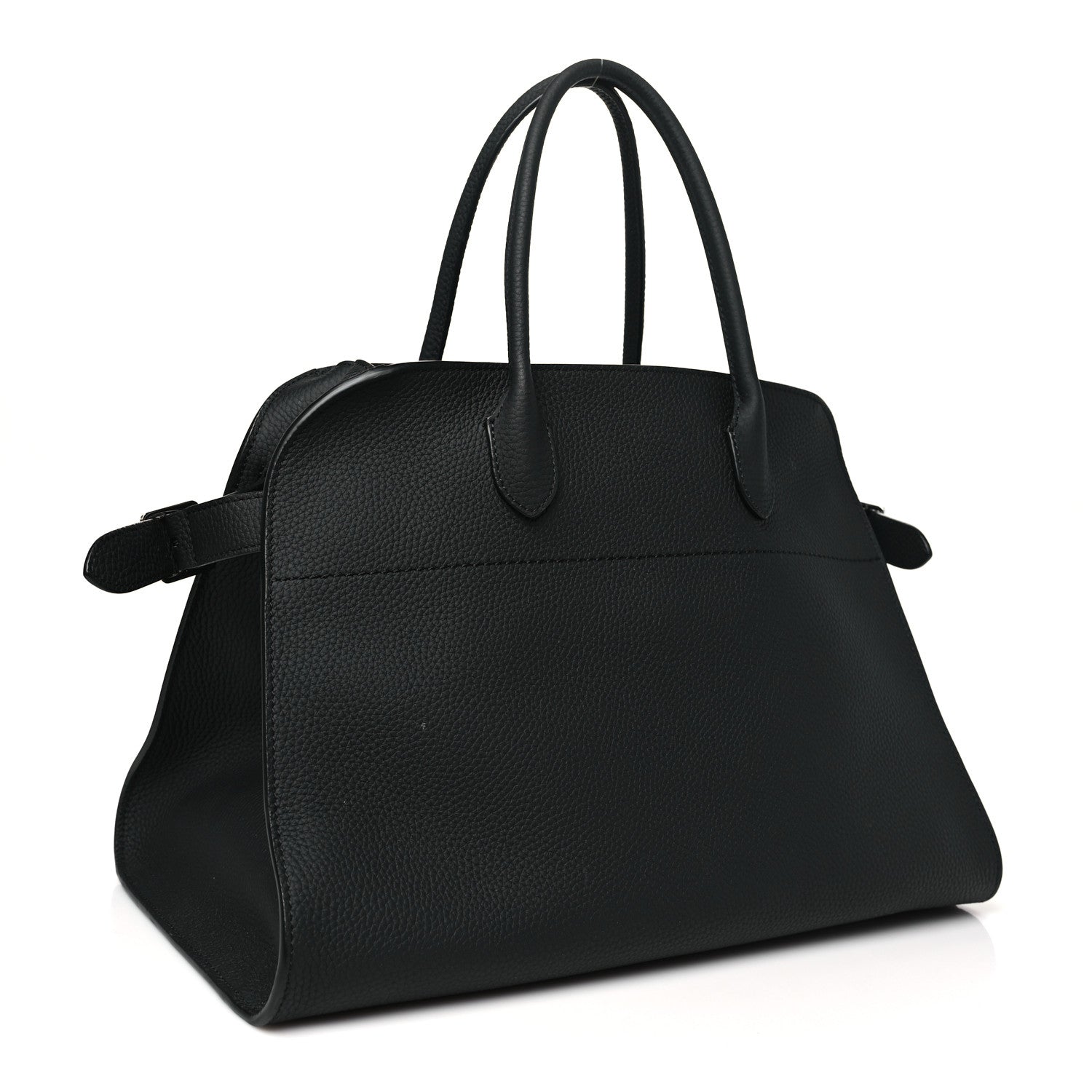 The Row Matte Grained Calfskin Soft Margaux 15 Black 3 of 9