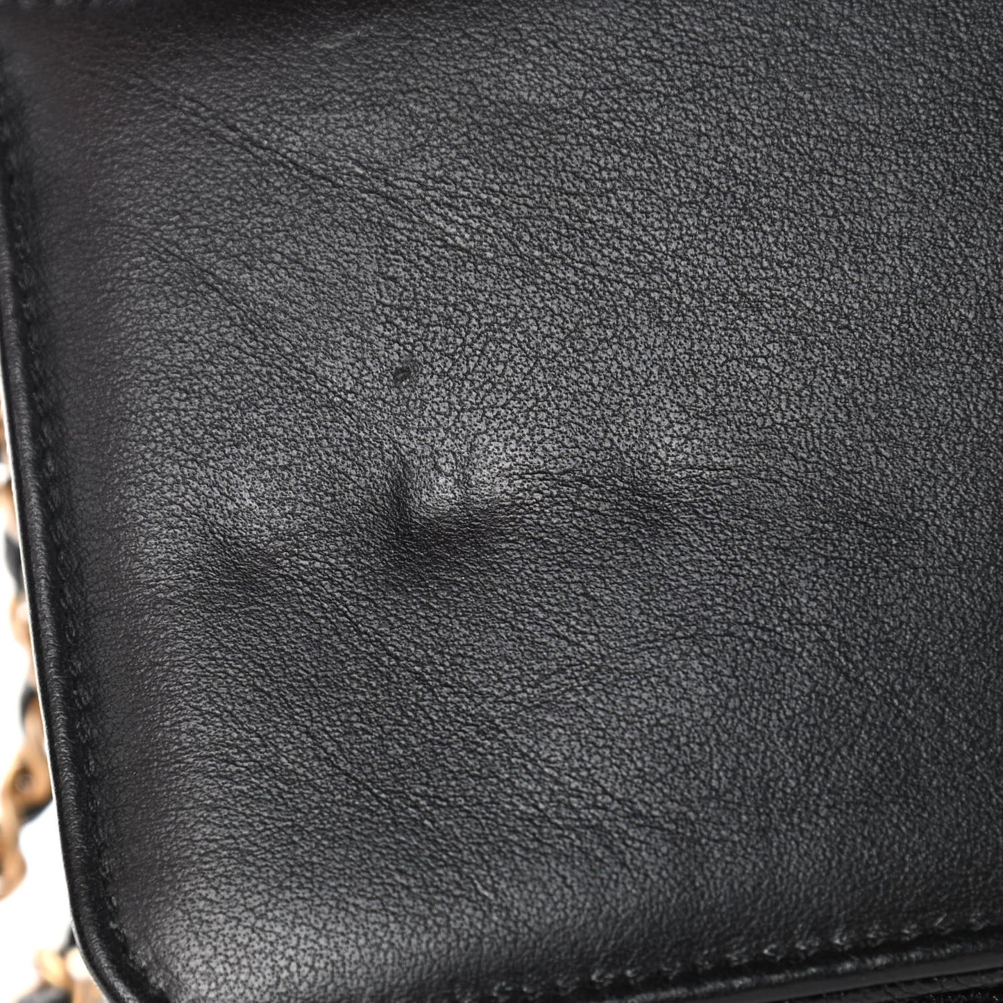 Caviar Quilted Boy Wallet On Chain WOC Black