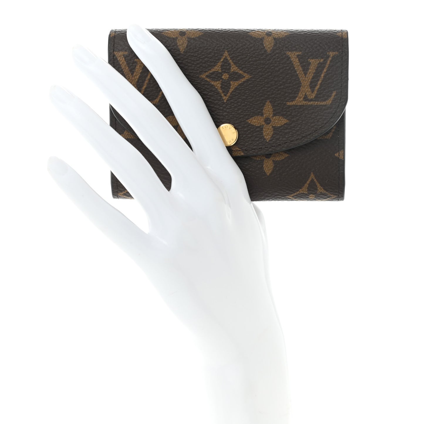 Monogram Rosalie Coin Purse Fuchsia