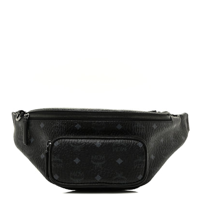 MCM Visetos Medium Belt Bag Black 1 of 10