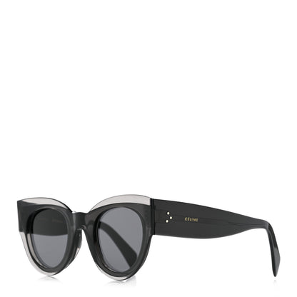 Celine Acetate Petra Sunglasses CL41447/S Transparent Black 1 of 8