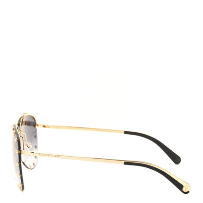 Louis Vuitton The Party Aviator Sunglasses Z0995E Black 3 of 7