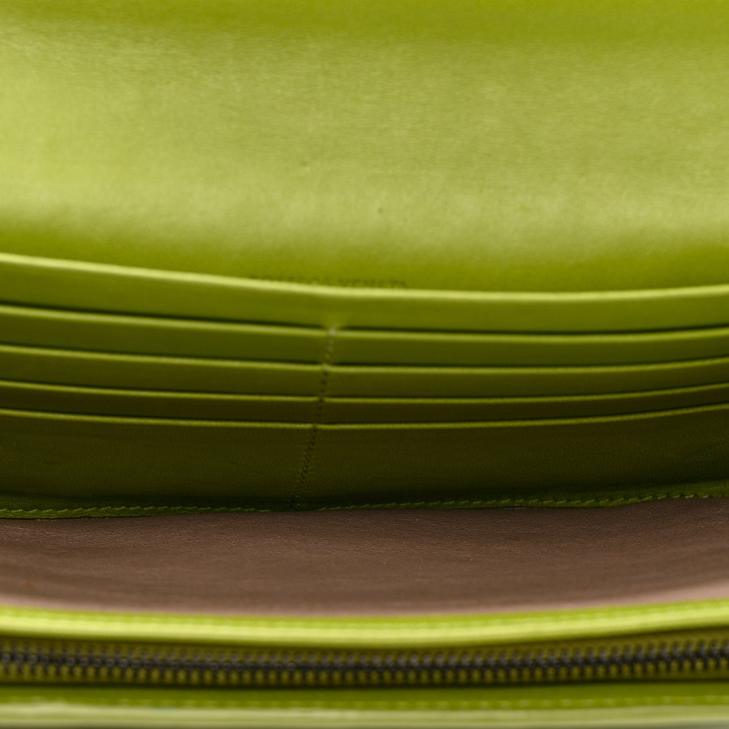 Bottega Veneta Nappa Intrecciato Continental Flap Wallet Kiwi 5 of 9