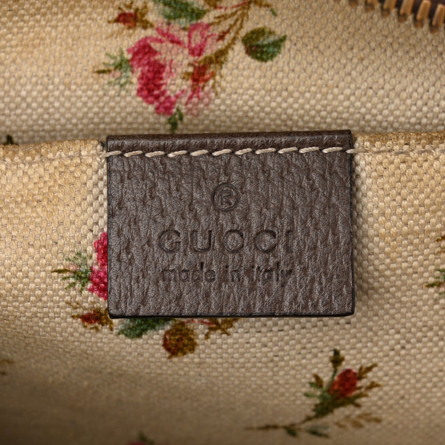 GG Supreme Monogram Web Neo Vintage Shoulder Bag Beige New Acero Crop