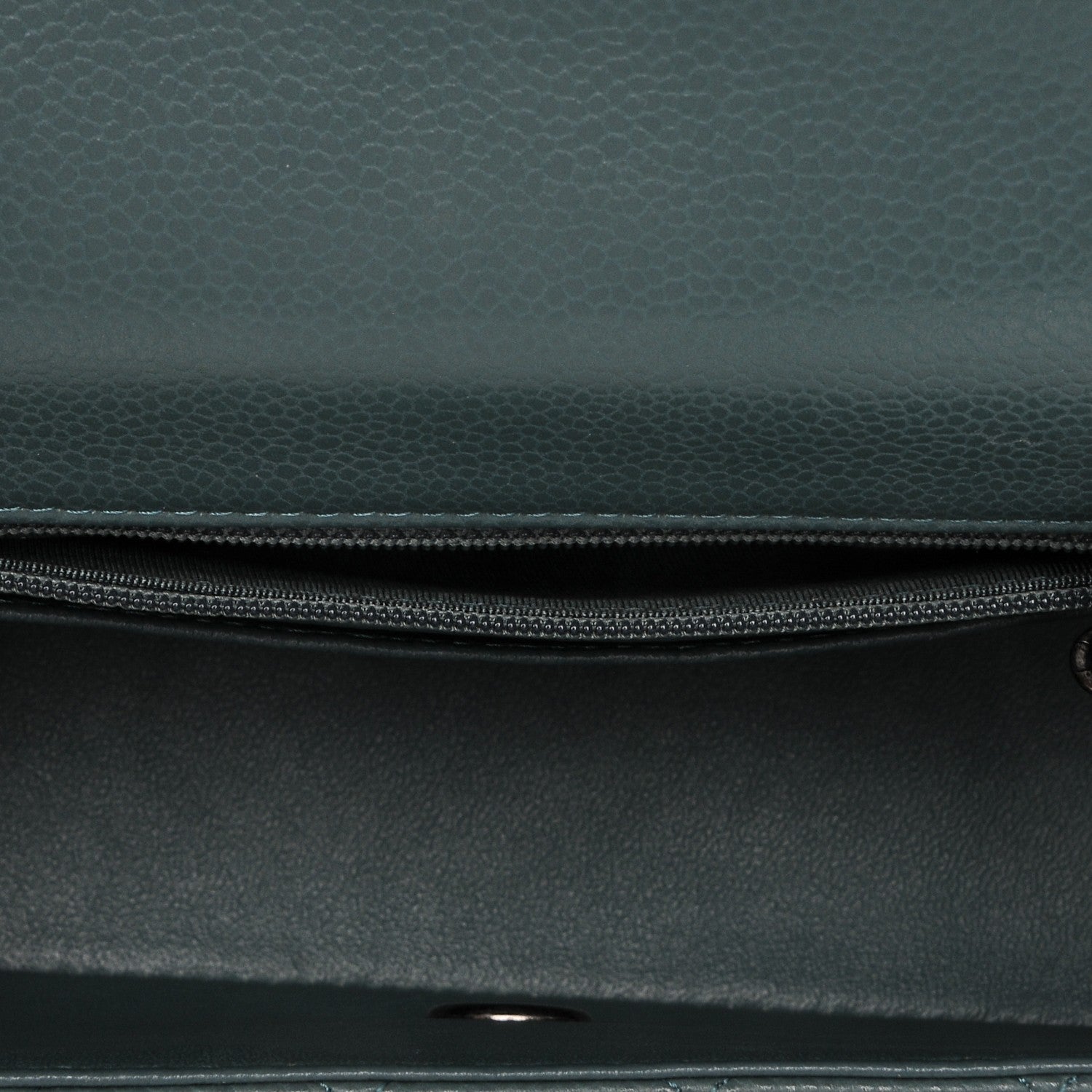 Chanel Caviar Quilted Mini Rectangular Flap Green 5 of 7