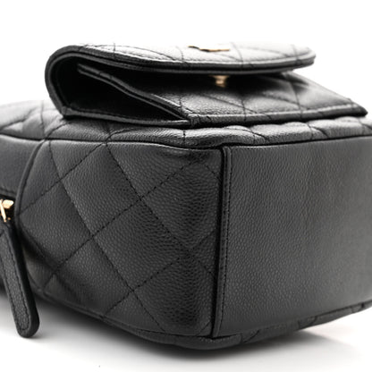 Chanel Caviar Quilted CC Mini Classic Backpack Black 9 of 11