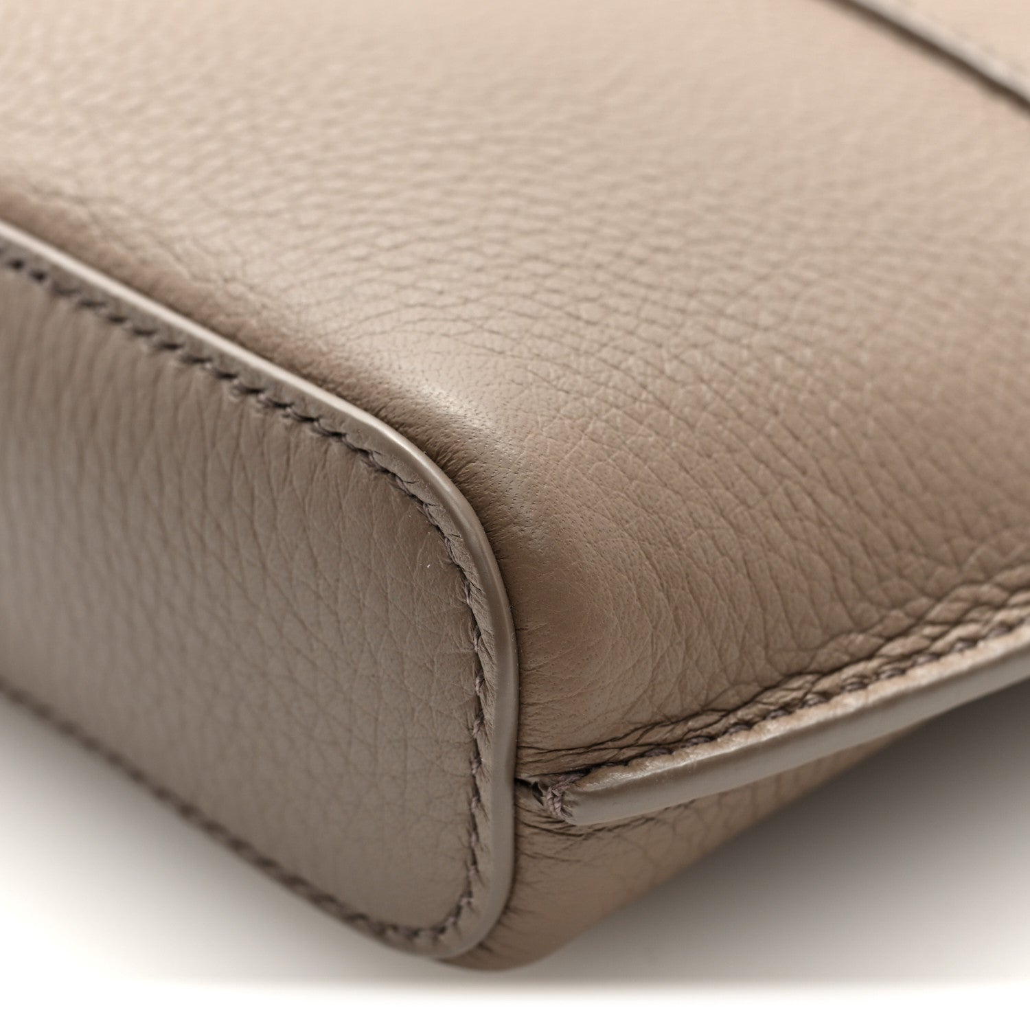 Loro Piana Grained Calfskin Bale Phone Case Warm Mastic 9 of 10