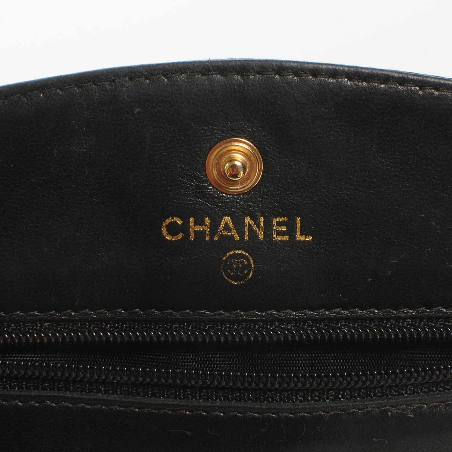Chanel Caviar CC Wallet on Chain Black 5 of 9