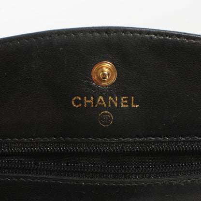 Chanel Caviar CC Wallet on Chain Black 5 of 9