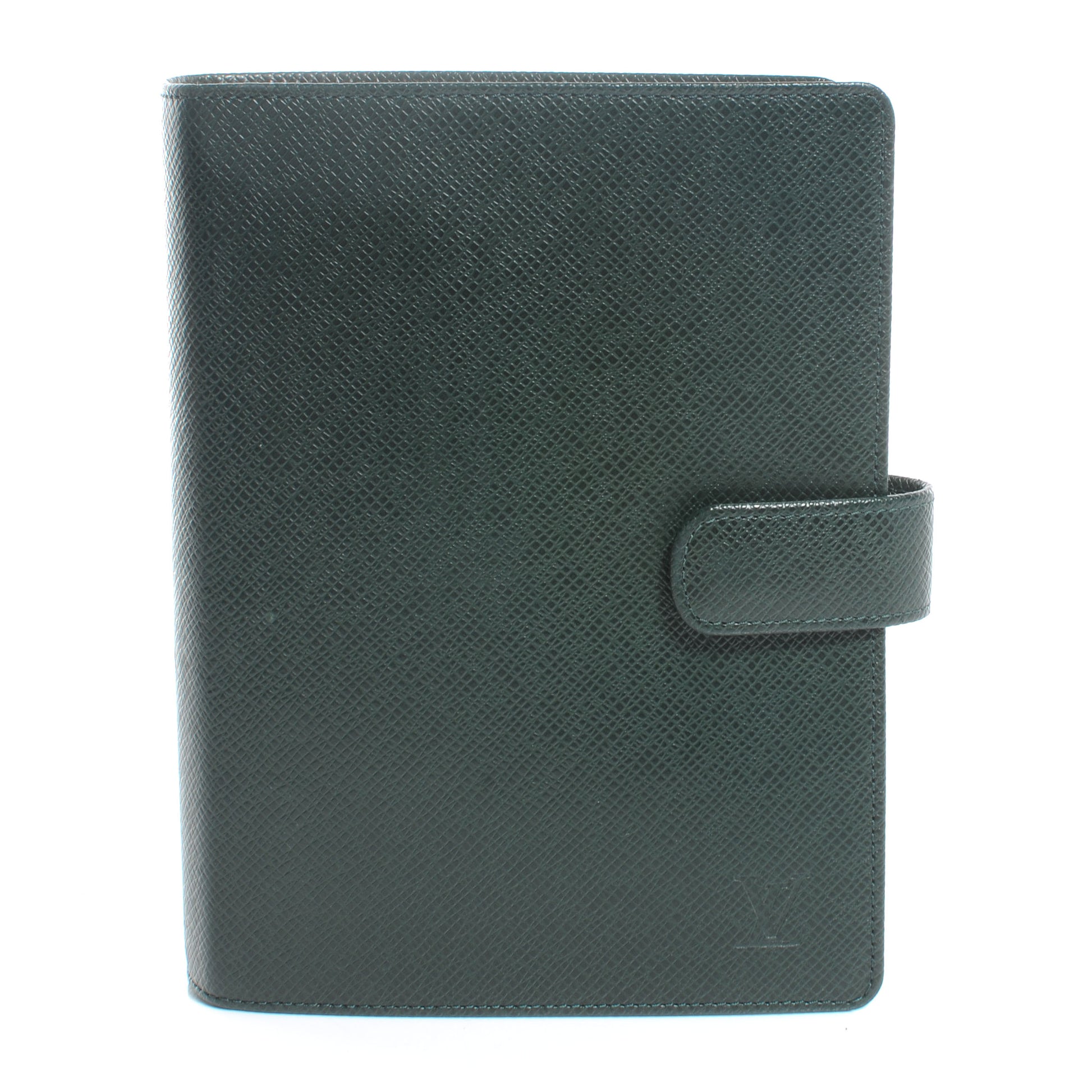 Louis Vuitton Taiga Agenda Medium Ring Epicea 1 of 7