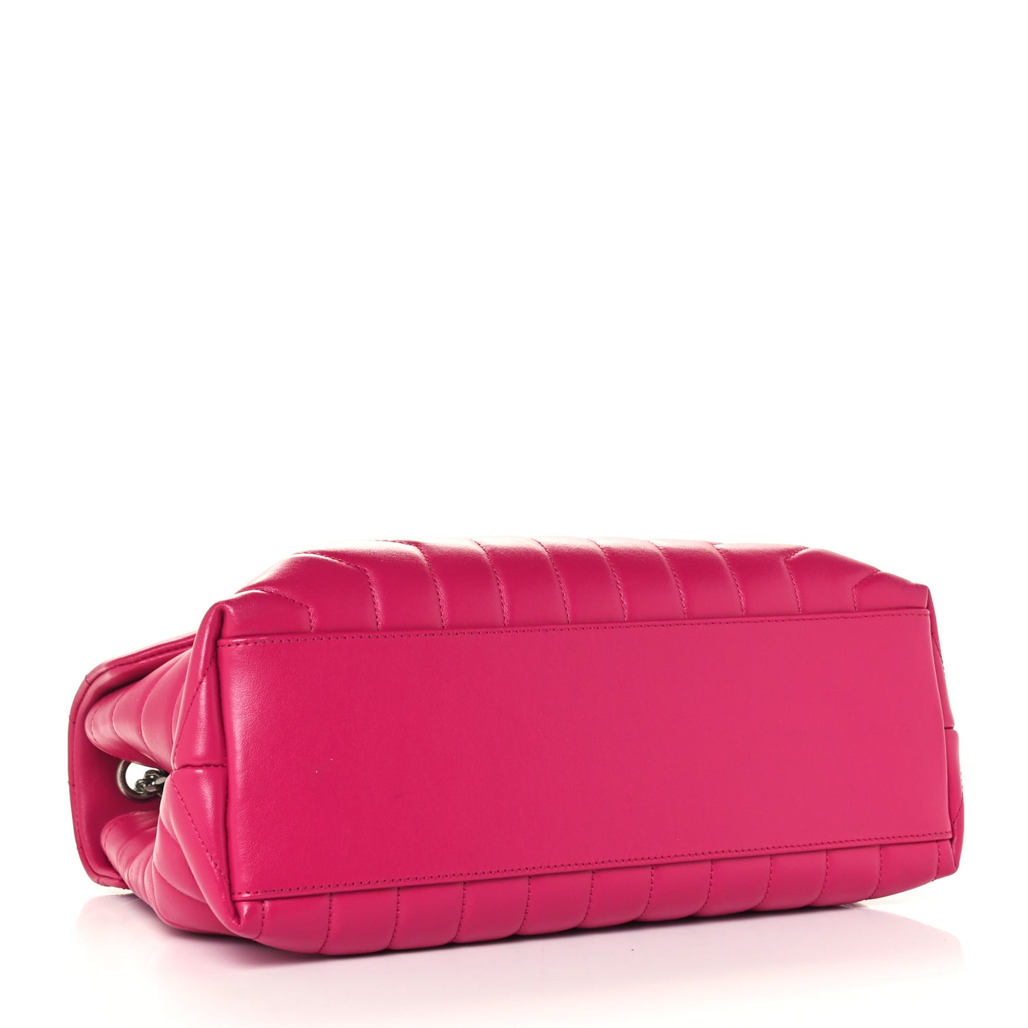Calfskin Y Quilted Monogram Medium Loulou Chain Satchel Freesia