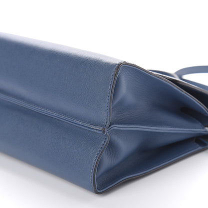 Fendi Vitello Elite Flamingo Demi Jour Shoulder Bag Blue 8 of 15