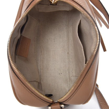 Gucci Pebbled Calfskin Small Soho Disco Bag Camelia 5 of 9