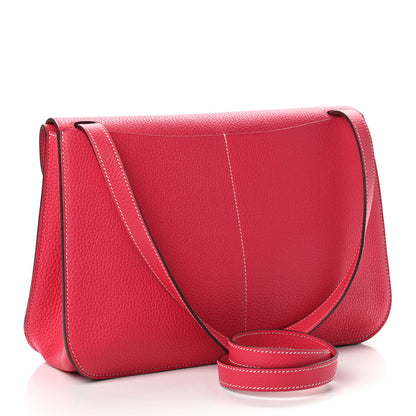 Hermes Taurillon Clemence Halzan 31 Rose Extreme 4 of 13