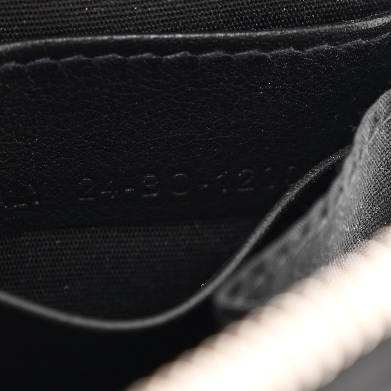 Christian Dior X SHAWN STUSSY Grained Calfskin Ox Head Crossbody Double Zip Crossbody Pouch Navy Blue 10 of 13