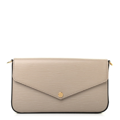 Louis Vuitton Epi Felicie Pochette Chain Wallet Galet 1 of 7