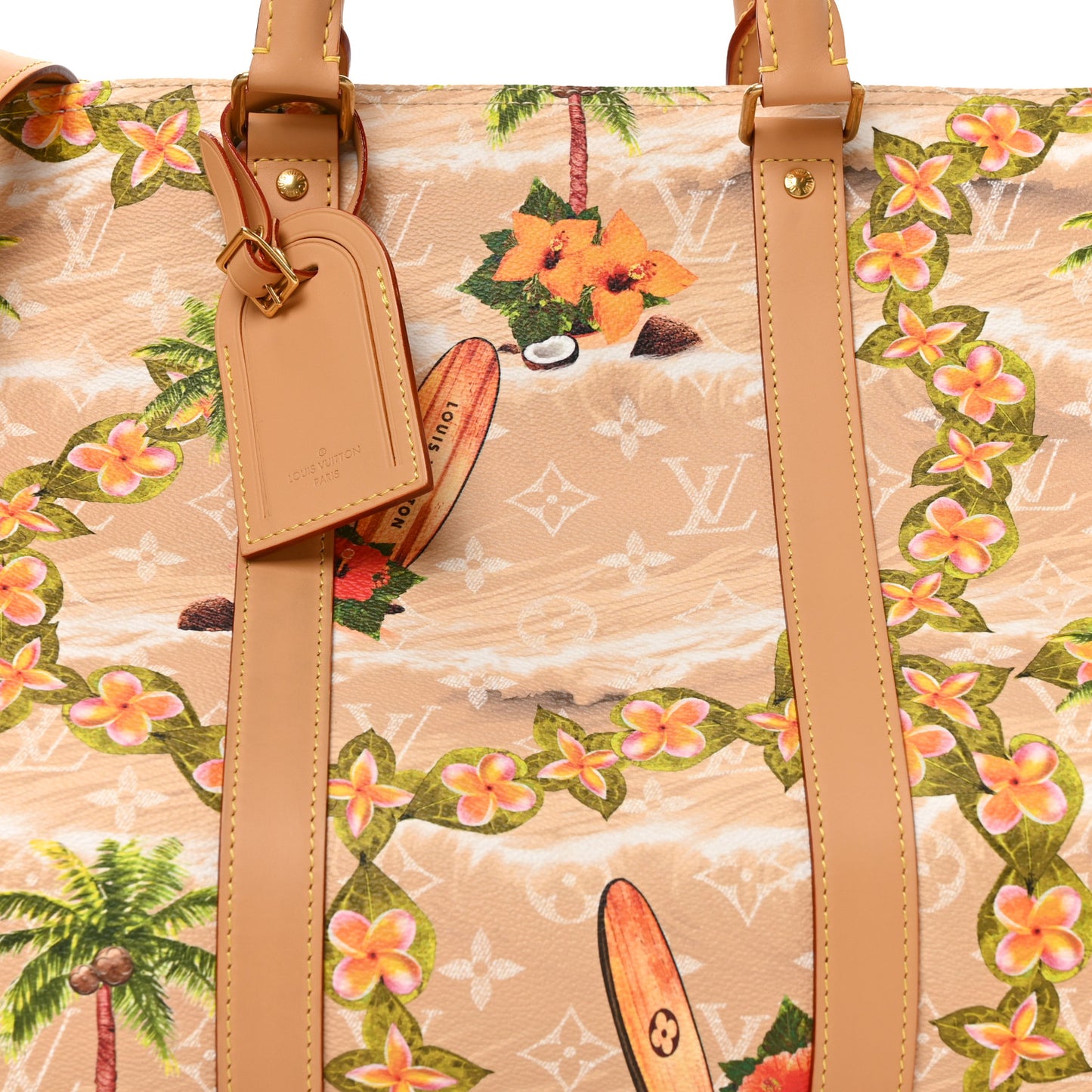 Monogram Surfin' Keepall Bandouliere 50 Sand