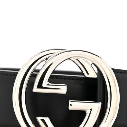 Gucci Plutone Calfskin Interlocking G 40mm Belt 120 48 Black 6 of 6