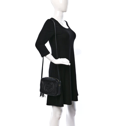 Gucci Pebbled Calfskin Small Soho Disco Bag Black 2 of 9