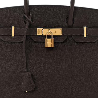 Hermes Togo Birkin 30 Chocolate 8 of 14