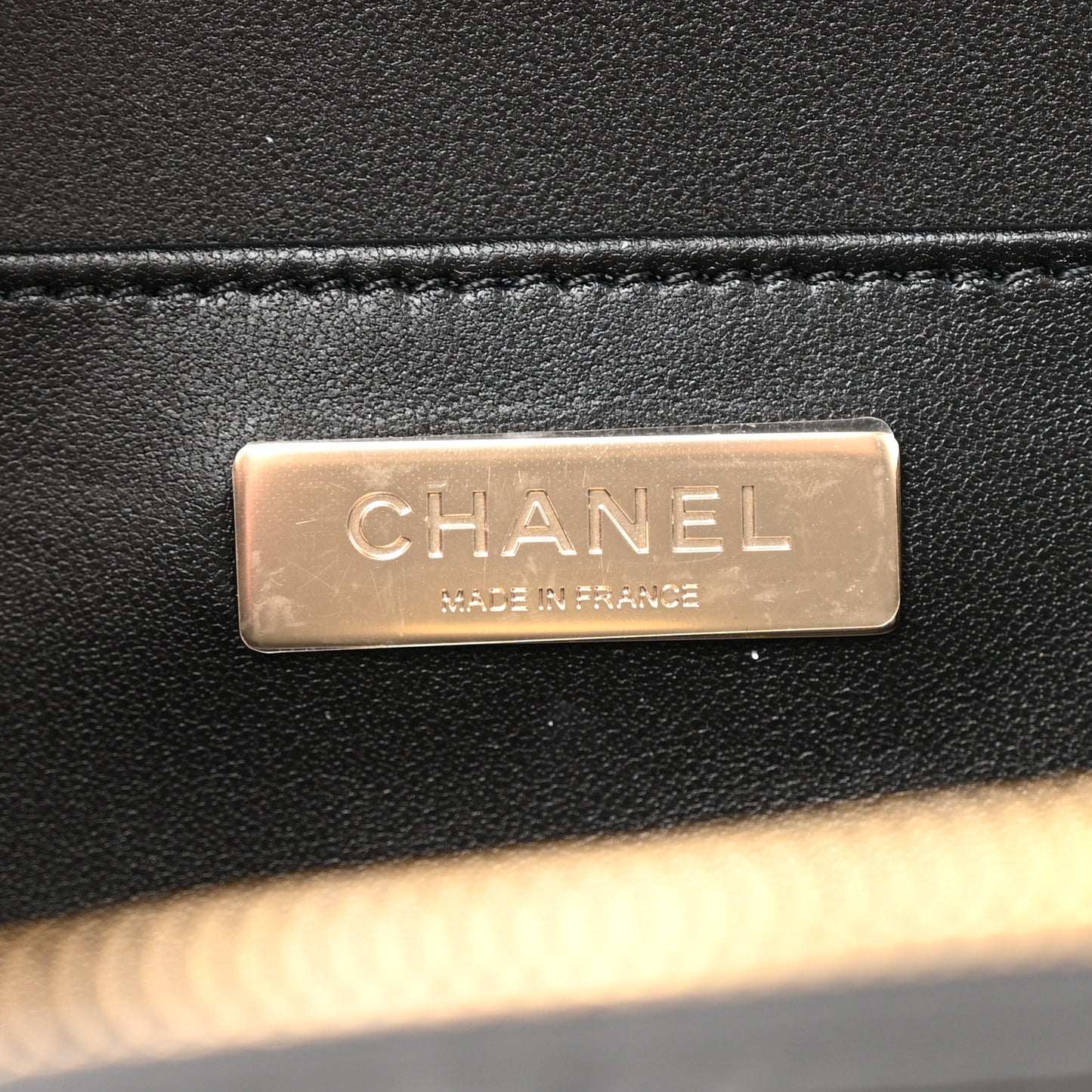 Lambskin Quilted Coco Click Bag Black